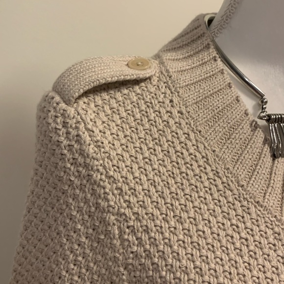 Military Duster Cardigan by Talbots - Picture 5 of 8